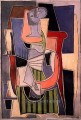 Woman Sitting in an Armchair 1922 cubist Pablo Picasso